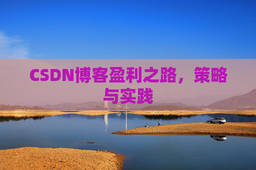 CSDN博客盈利之路，策略与实践